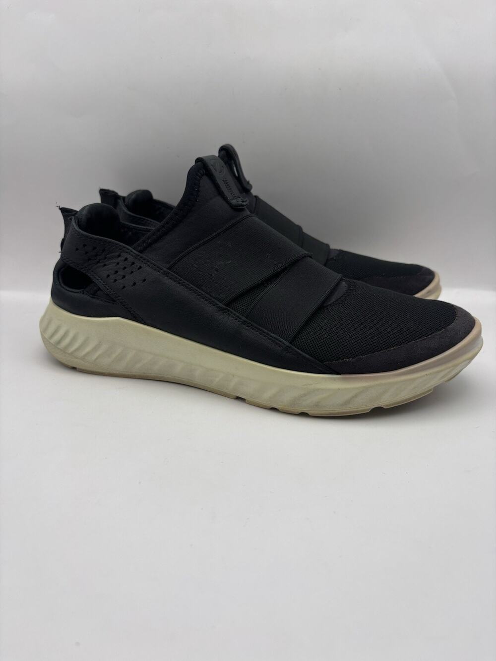 Ecco St.1 Lite Slip On Black Sneakers Size 39 Us 8 - 8.5